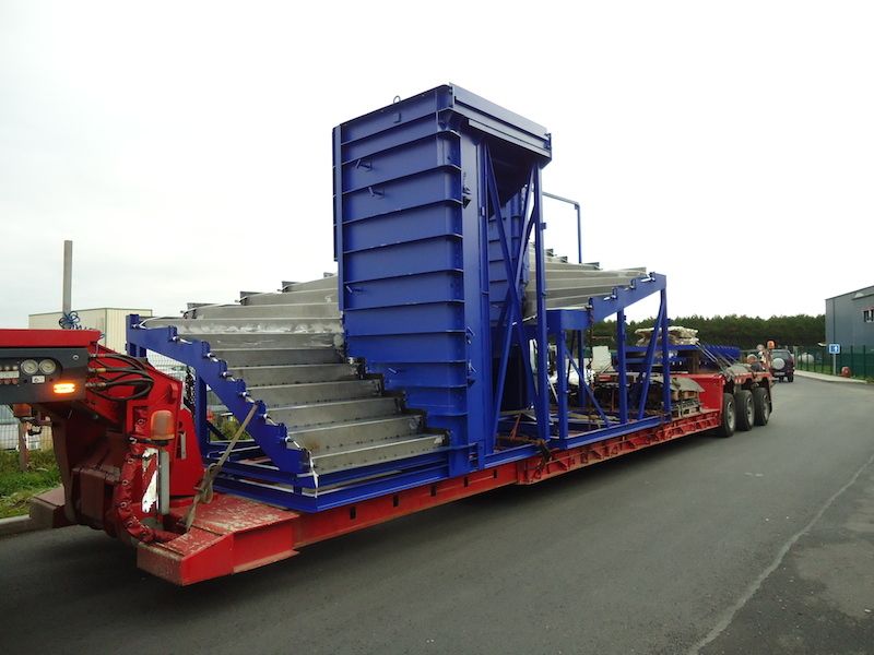 Moule Acier béton pour fabrication escalier par béton-process